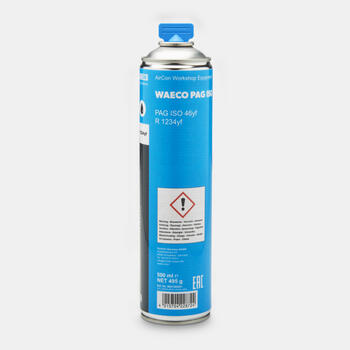 WAECO PAG ISO 46yf - PAG-öljy kylmäaineelle R1234yf, ISO 46, ammattikäyttöön tarkoitettu öljy, 500 ml