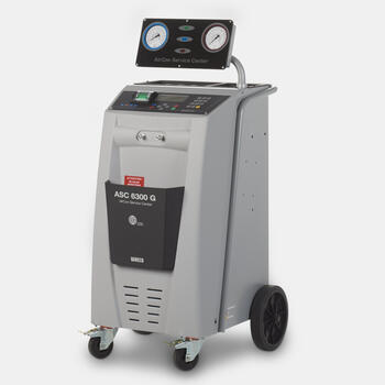 WAECO ASC 6300 G - Unidade de manutenção de ar condicionado, certificação quadrupla, 16 kg