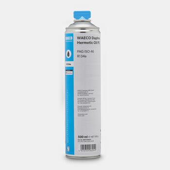 WAECO DHO PS - Olio PAG per R 134a, ISO 46, DHO PS, sistema olio professionale, 500 ml