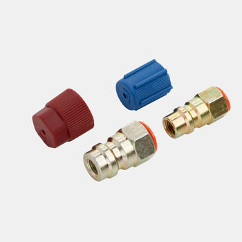 WAECO COMP-ADAPT - Set of 2 retrofit adapters, straight, high-pressure and low-pressure side