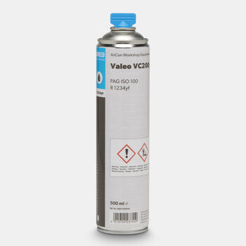 WAECO Valeo VC200yf - Valeo VC200yf PAG-olie ISO 100 til R1234yf, professionelt oliesystem, 500 ml