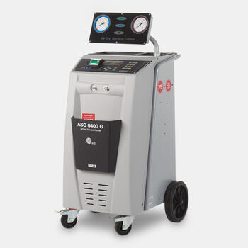 WAECO ASC 6400 G - Unidade de manutenção de ar condicionado, certificação quadrupla, 30 kg