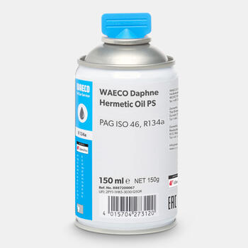 WAECO DHO PS - DHO PS PAG-öljy kylmäaineelle R134a, ISO 46, ammattikäyttöön tarkoitettu öljy, 150 ml
