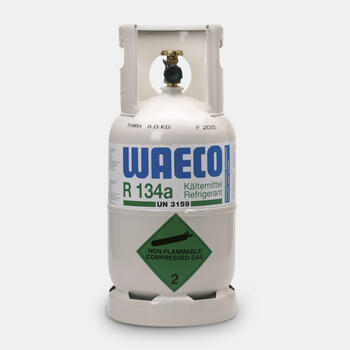 WAECO R134a - Refillable steel bottle for R134a refrigerant, 12 kg