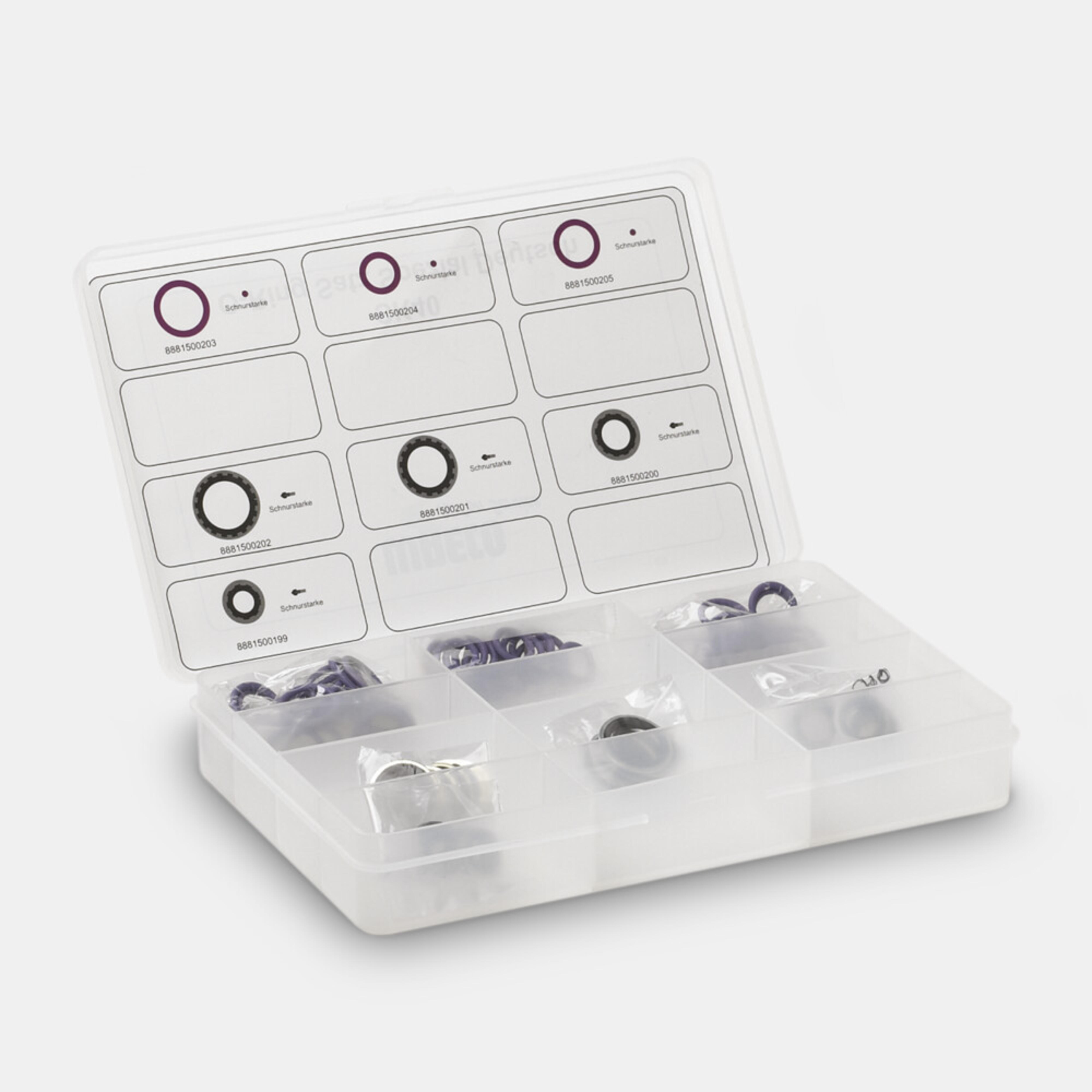 WAECO COMP-RKIT - SK40, set of original replacement O-rings for German cars, 84 items