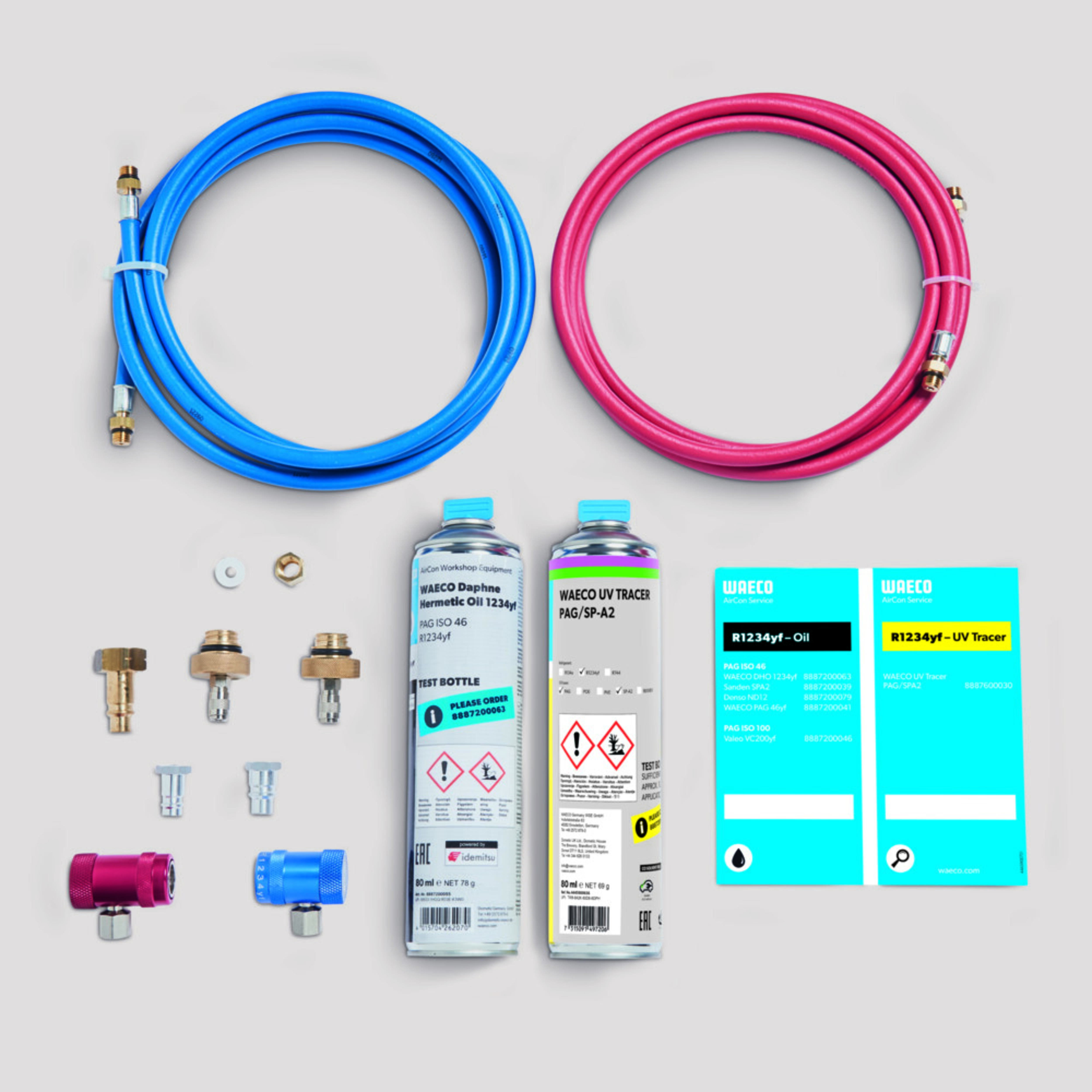 WAECO ASC CK5 - Aansluitset aircoservicestation voor R1234yf, 5 meter