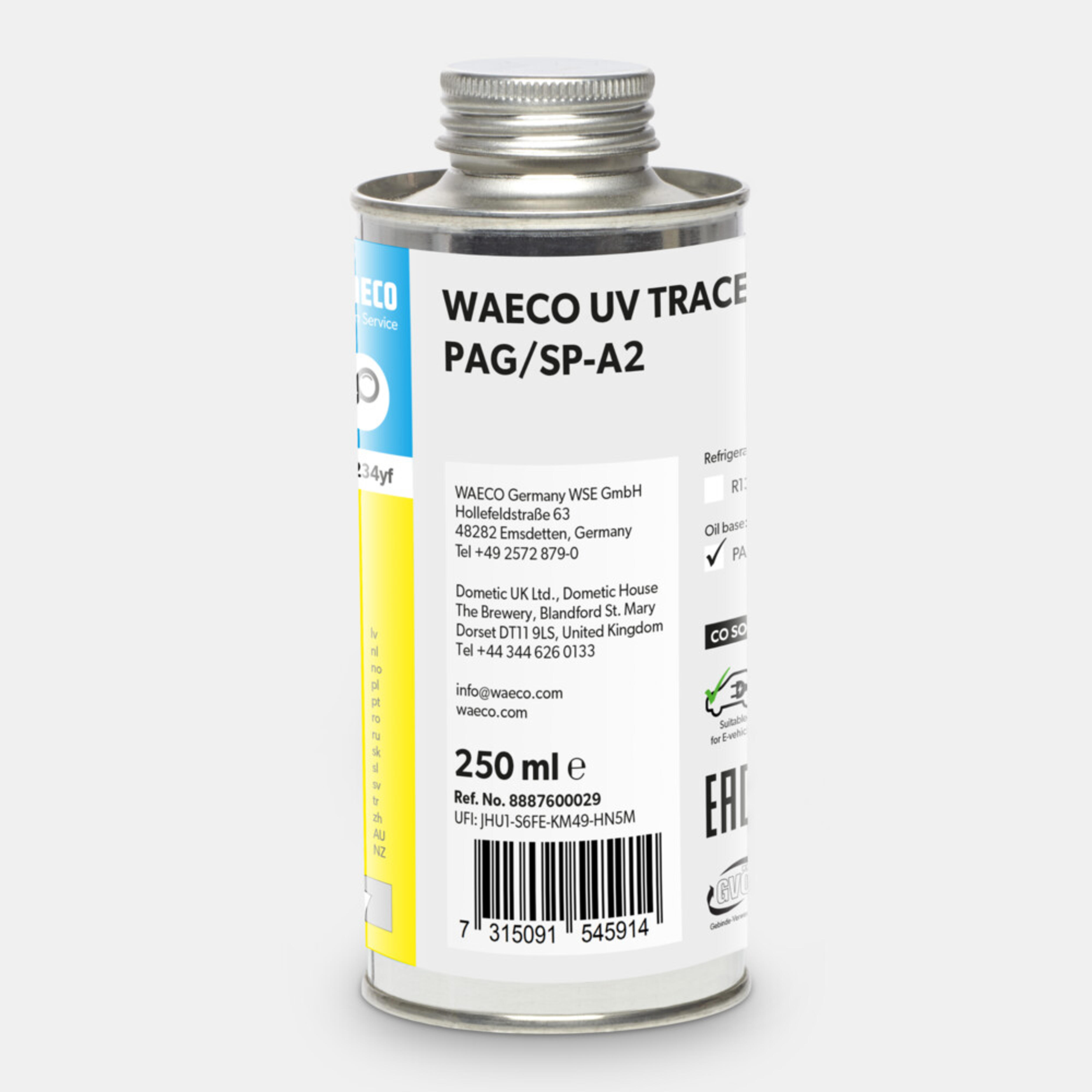 WAECO Tracer UV R1234yf - UV Tracer PAG / SPA2, R1234yf, purkki 250 ml