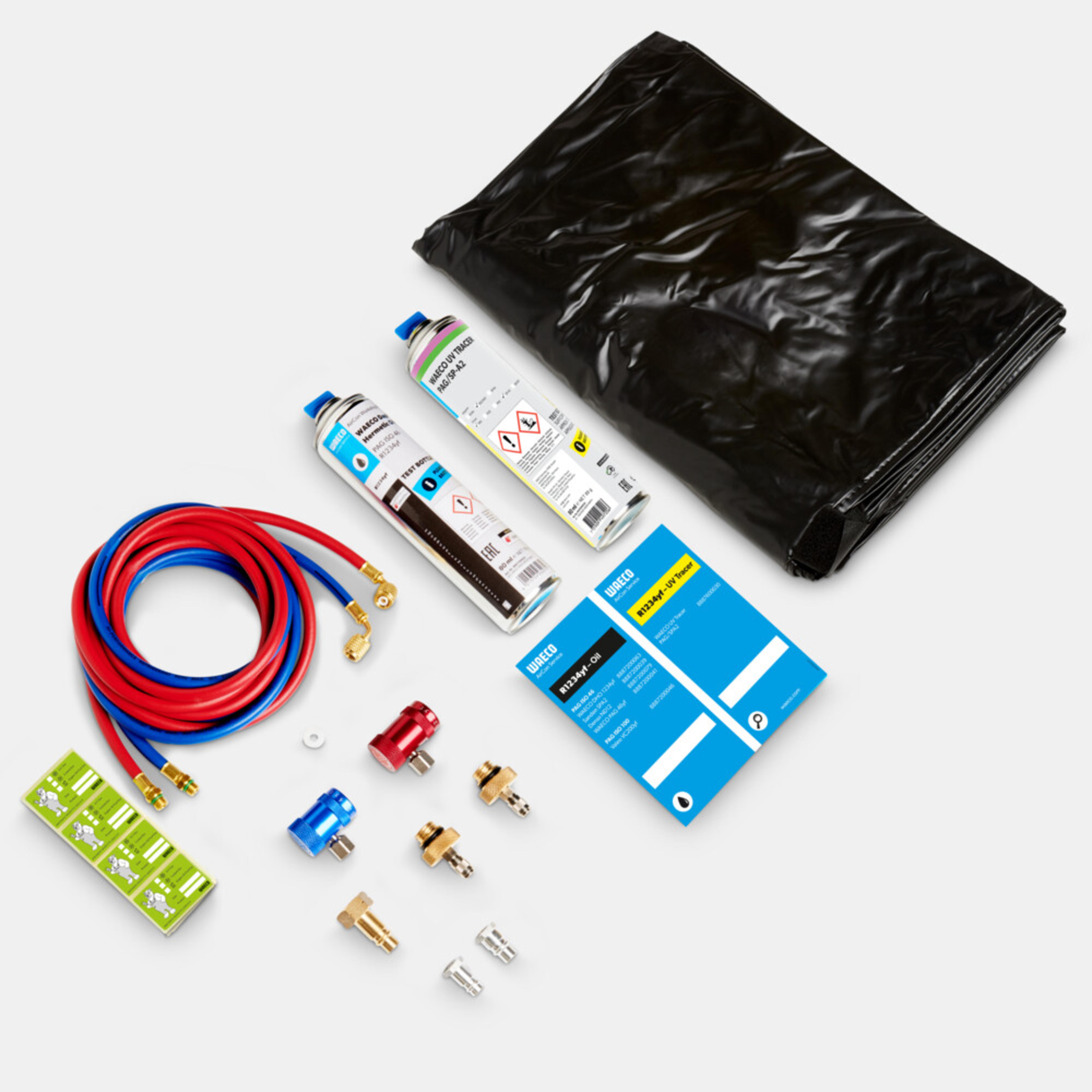 WAECO ASC7 CK3 - Aansluitset aircoservicestation voor R1234yf, 3 meter