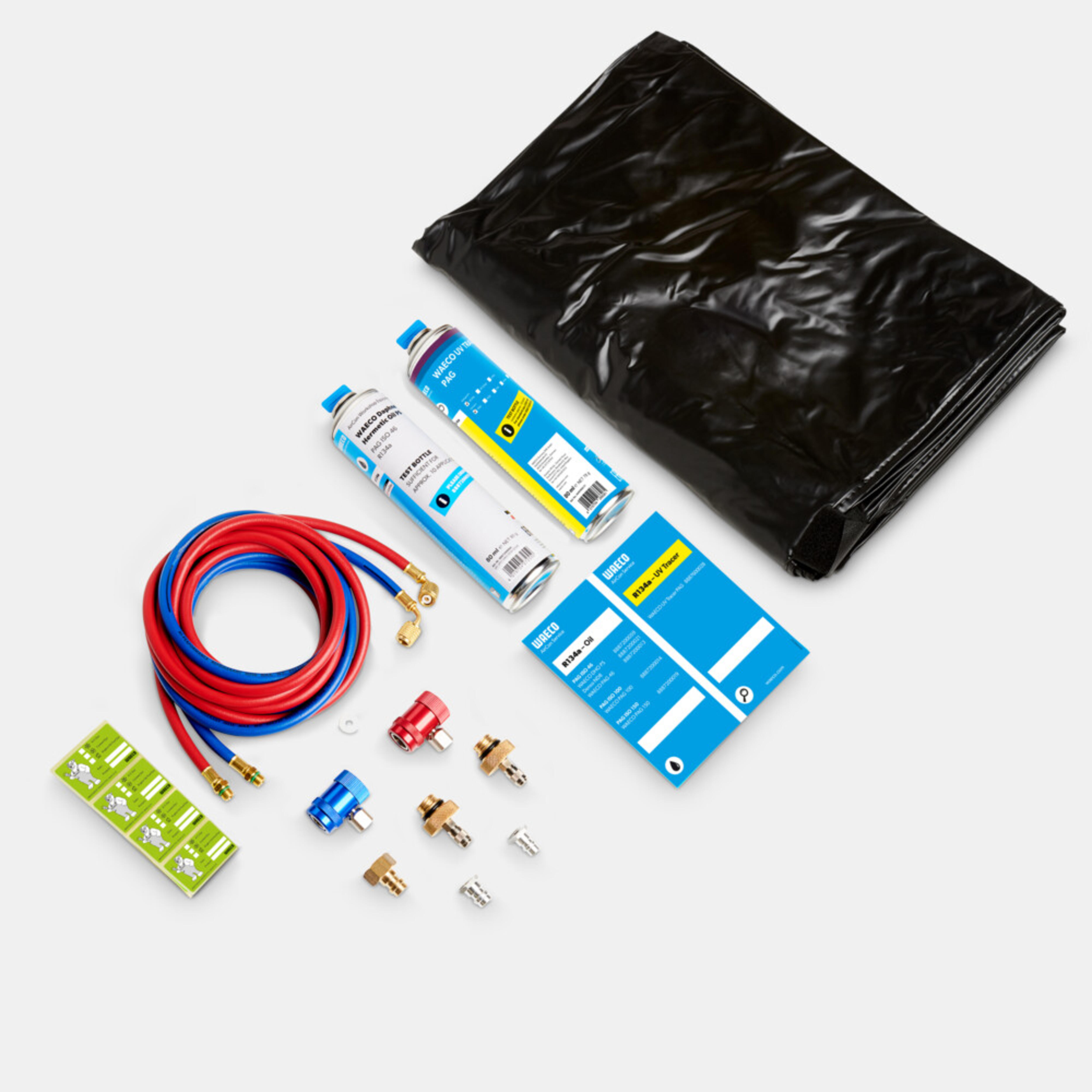 WAECO ASC7 CK5 - Aansluitset aircoservicestation voor R134a of R513A of R456A, 5 meter