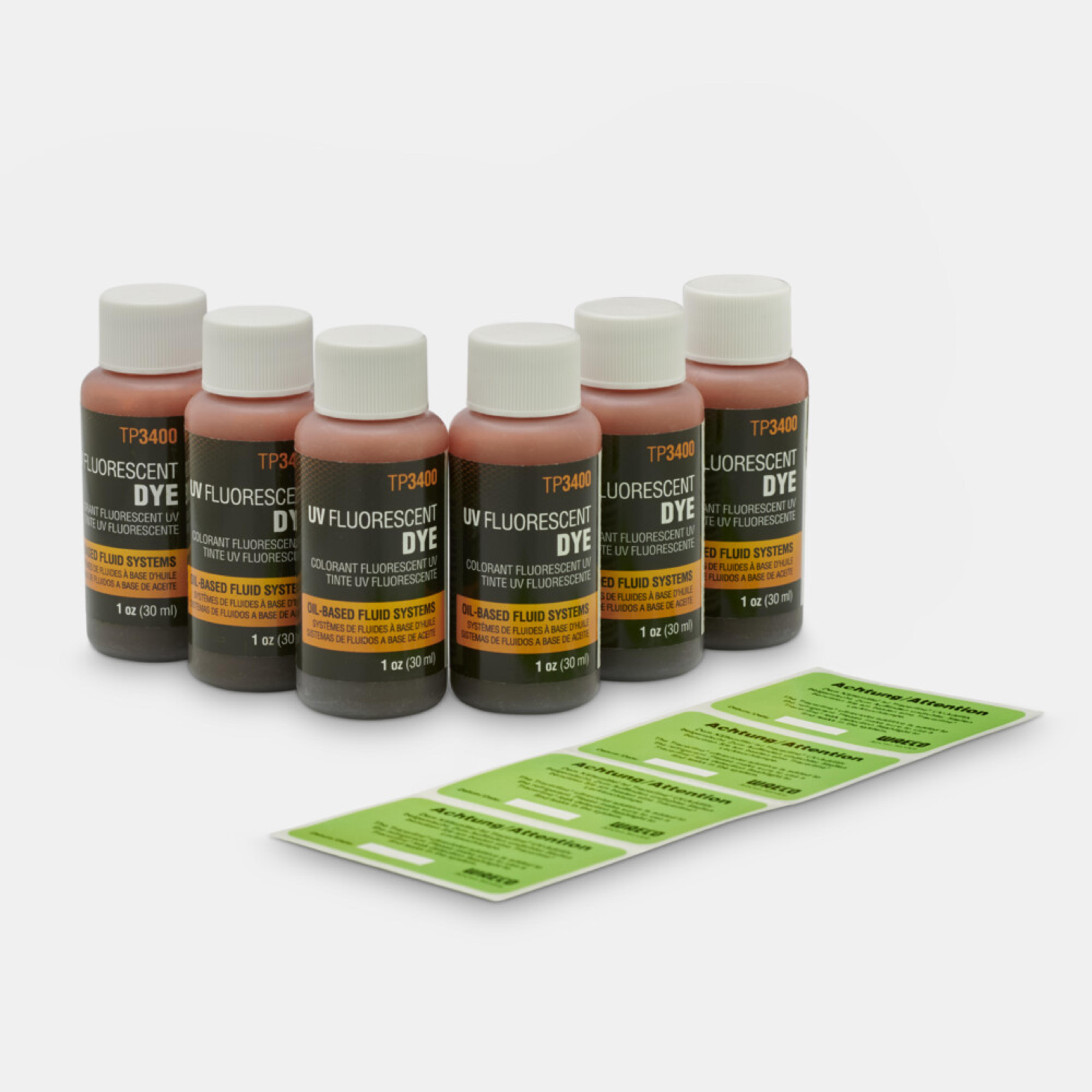 WAECO Tracer UV - Tracer-UV-merkkiaine öljylle ja polttoaineelle, 6 pulloa, kukin 30 ml