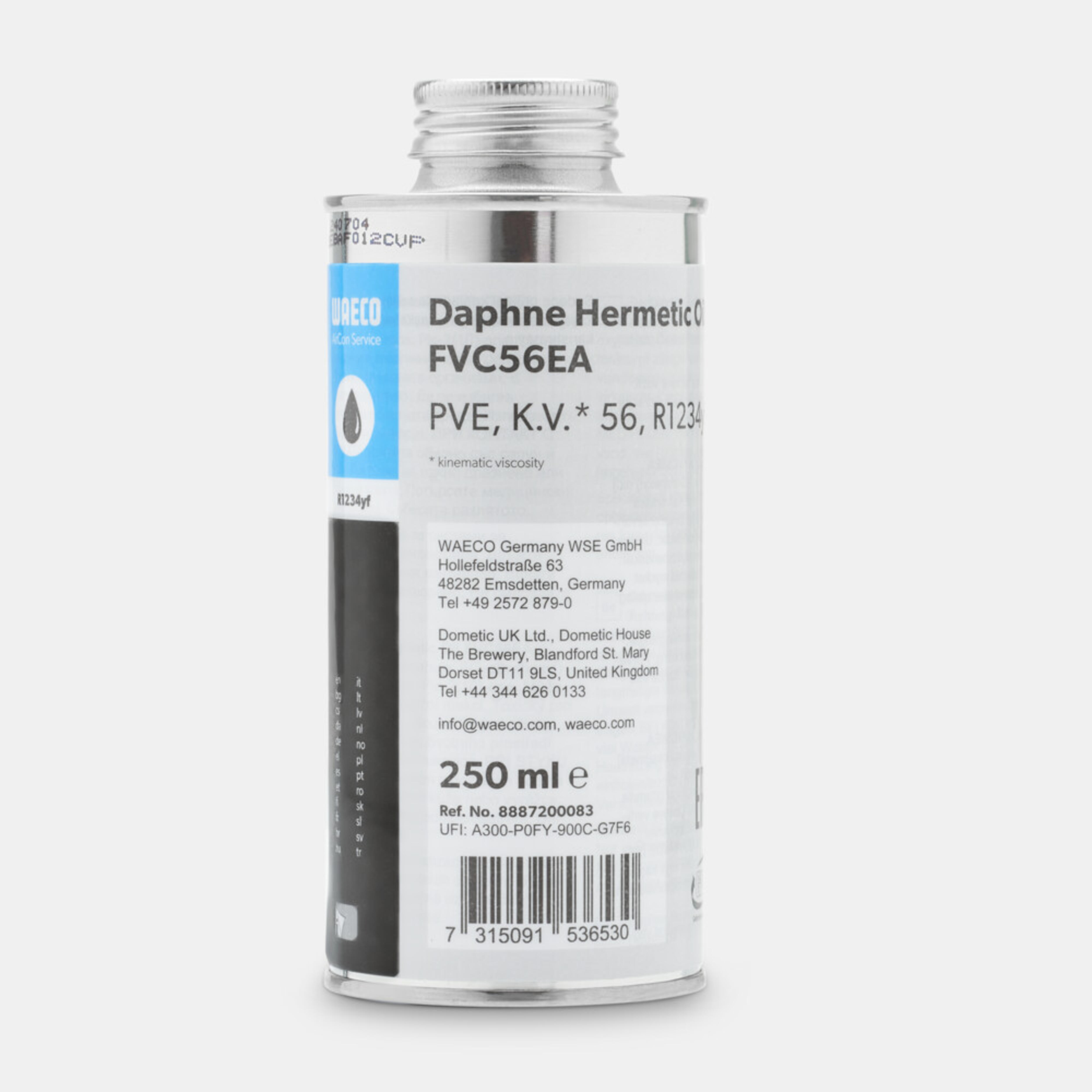 WAECO DHO FVC56EA - PVE olaj R1234yf-hez, kinematikai viszkozitás 56, 250 ml