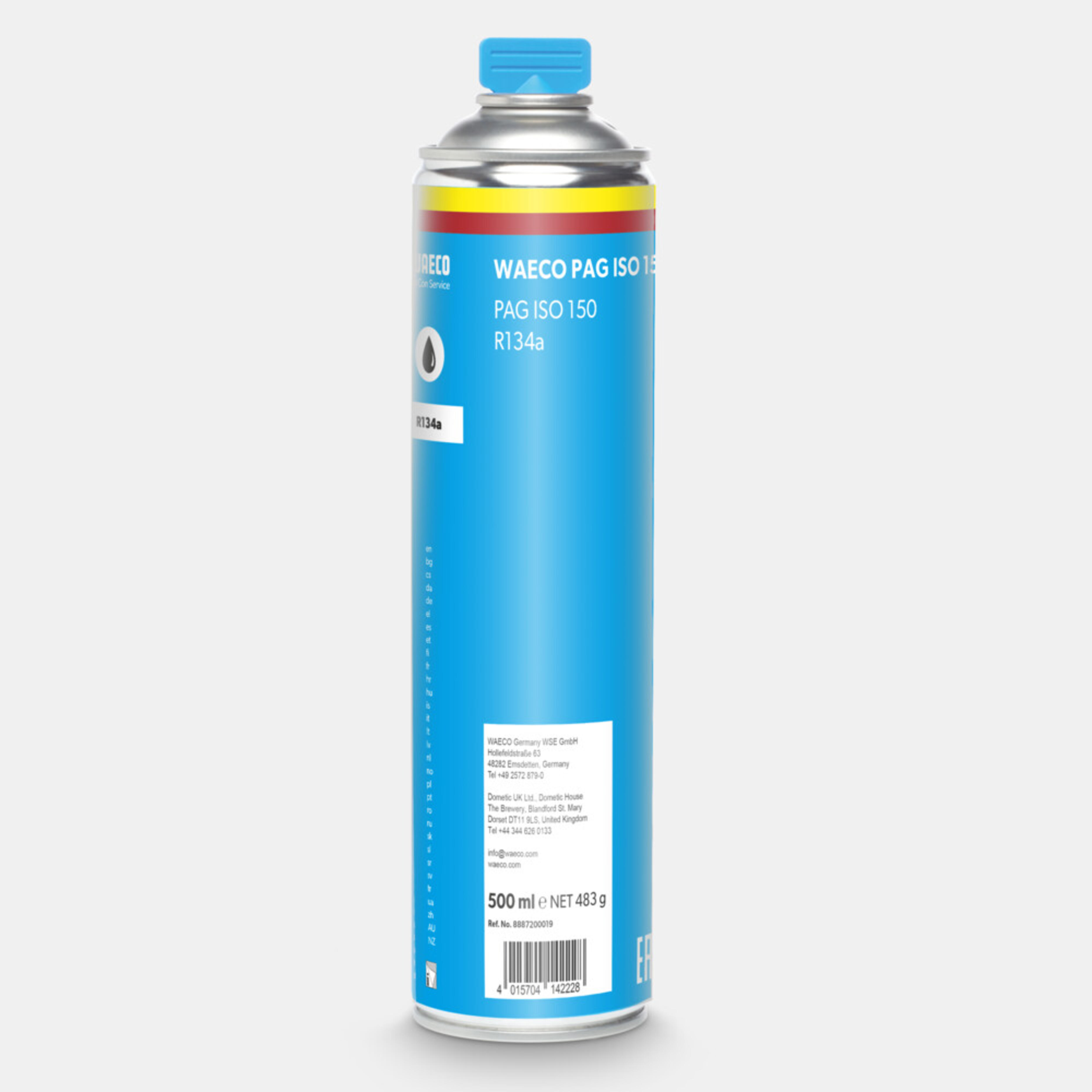 WAECO PAG ISO 150 - PAG olaj ISO 150 R134a-hoz, profi olajrendszer, 500 ml