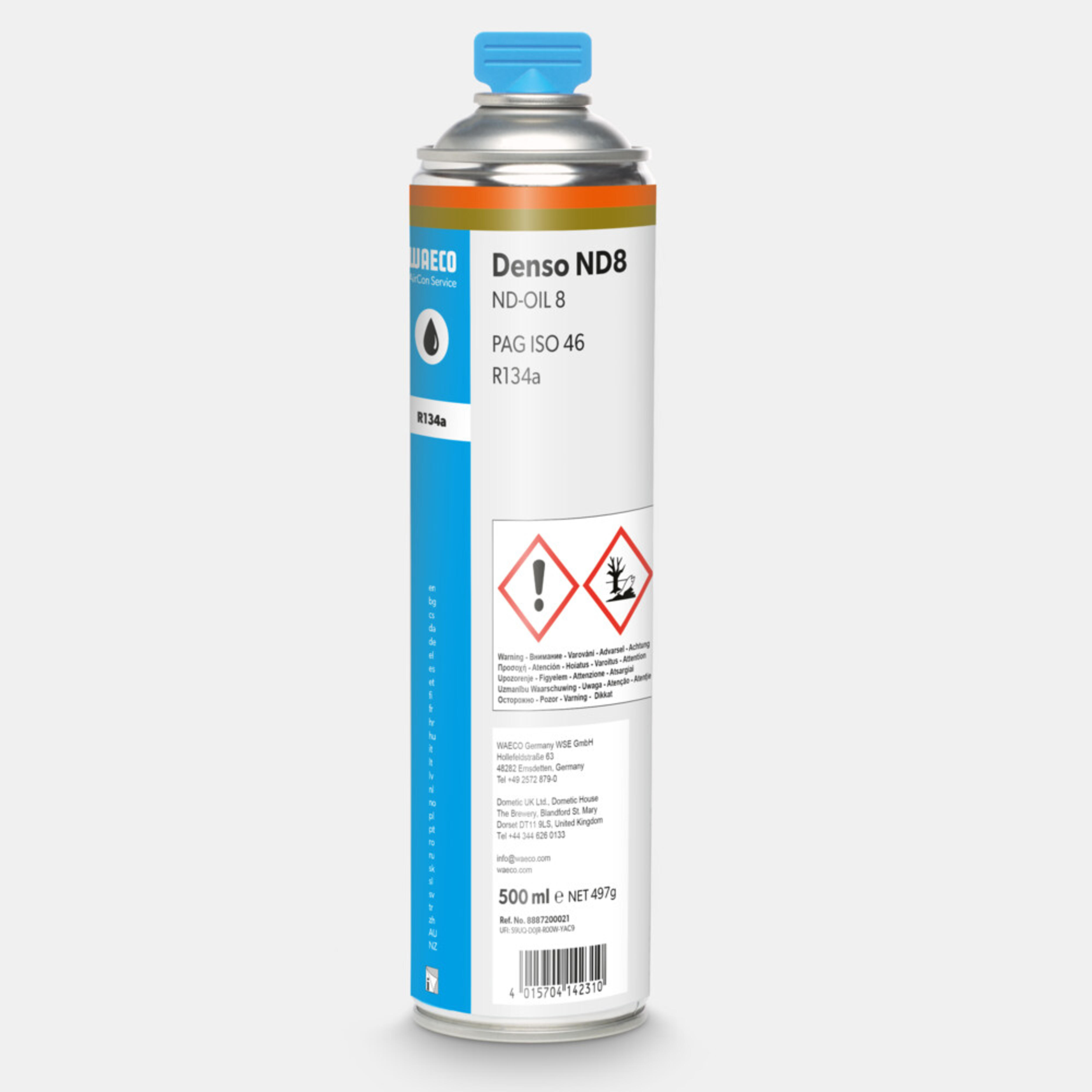 WAECO Denso ND 8 - DENSO ND8 PAG olaj ISO 46 R134a-hoz, profi olajrendszer, 500 ml