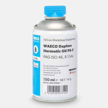 WAECO DHO PS-F - Olio PAG per R 134a, ISO 46, DHO PS-F, sistema olio professionale, 150 ml