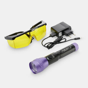 WAECO UV-DETECT - Mini-torcia LED cercafughe UV con luce viola OPTI-PRO™ PLUS
